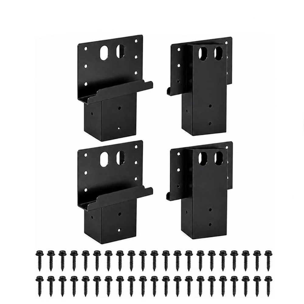 4x4 Deer Stand Brackets 4Pcs Compound Angle Steel Powder Coated Platform