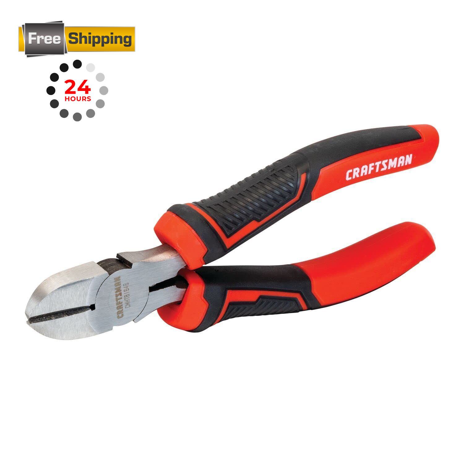 CRAFTSMAN Pliers, Electrical 6-in. Diagonal (CMHT81646) Red