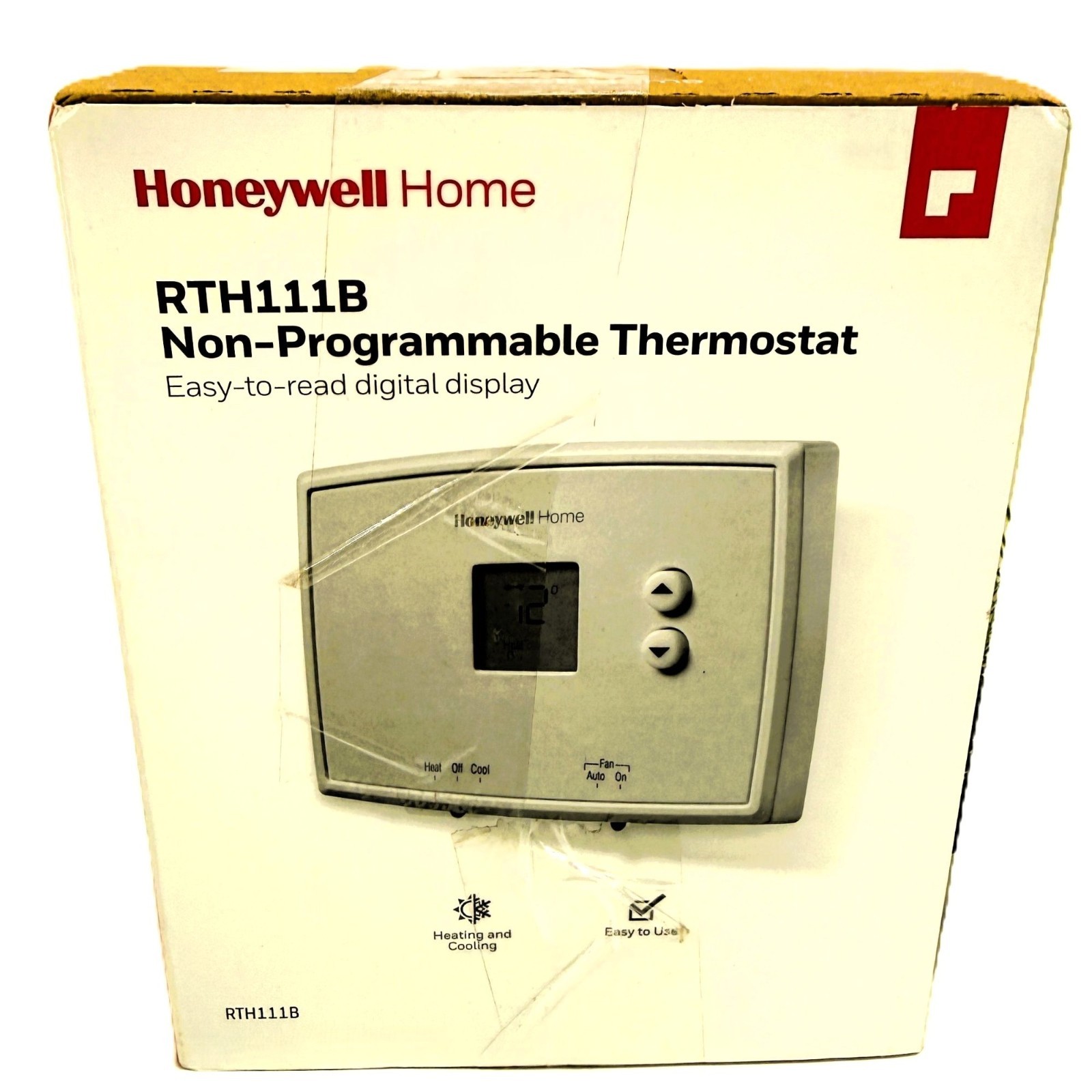 Honeywell Home RTH111B Non-Programmable Digital Thermostat Heat Cool Open Box