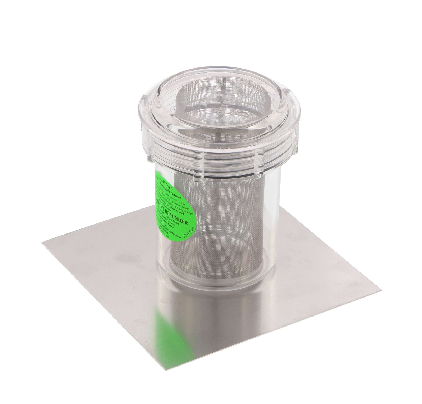 Pinnacle Products 2350-FS Evac-u-Trap Dental Evacuation Traps 3.5" x 4-3/8" 8Pk