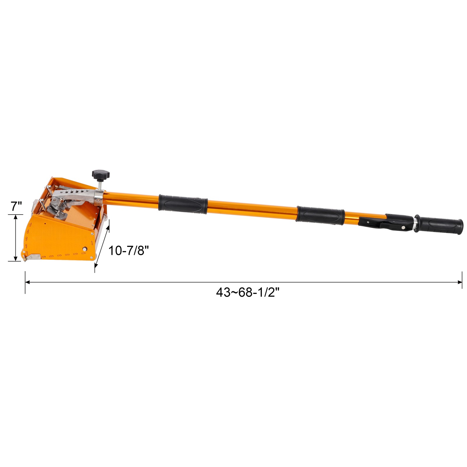 Adjustable Drywall Finishing Tool Plaster Box w/Extendable Handel For Wallboard