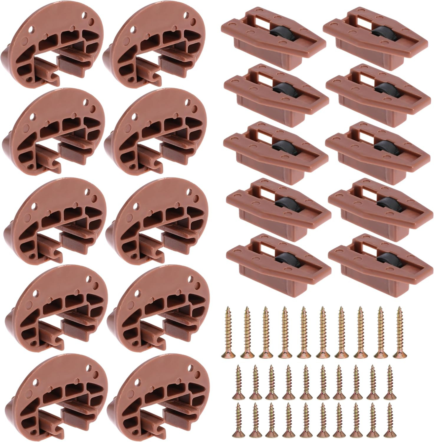 10 Pack Drawer Slide Track Guide Glide for Dressers Hutches & Nightstand Drawer