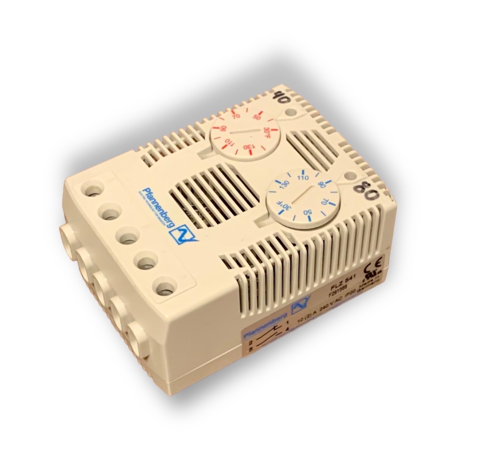 Pfannenberg FLZ 541 Twin Thermostats DIN Rail