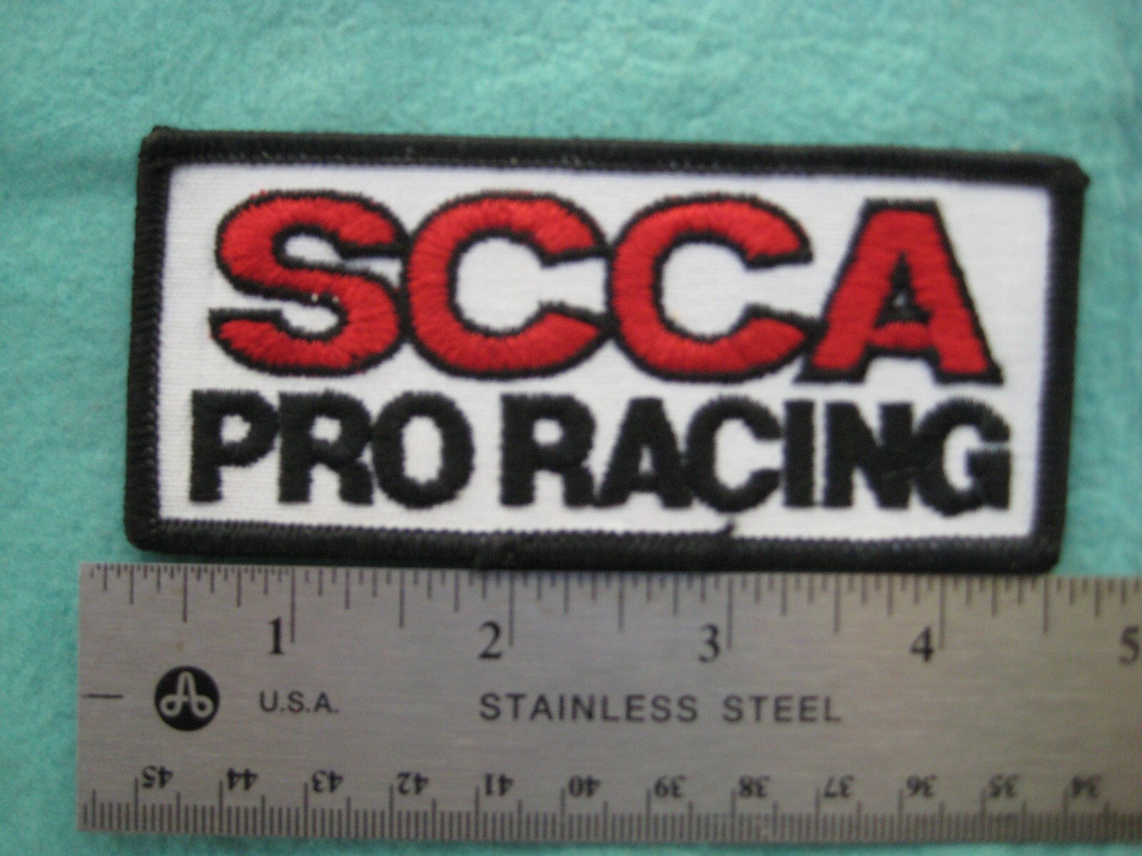 Vintage SCCA Sports Car Club Of America Pro Racing Dealer Uniform  Patch