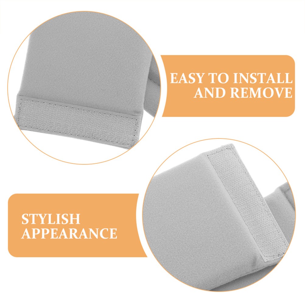 4Pcs Adjustable Camera Bag Dividers Grey Padded Inserts Shock Absorbing