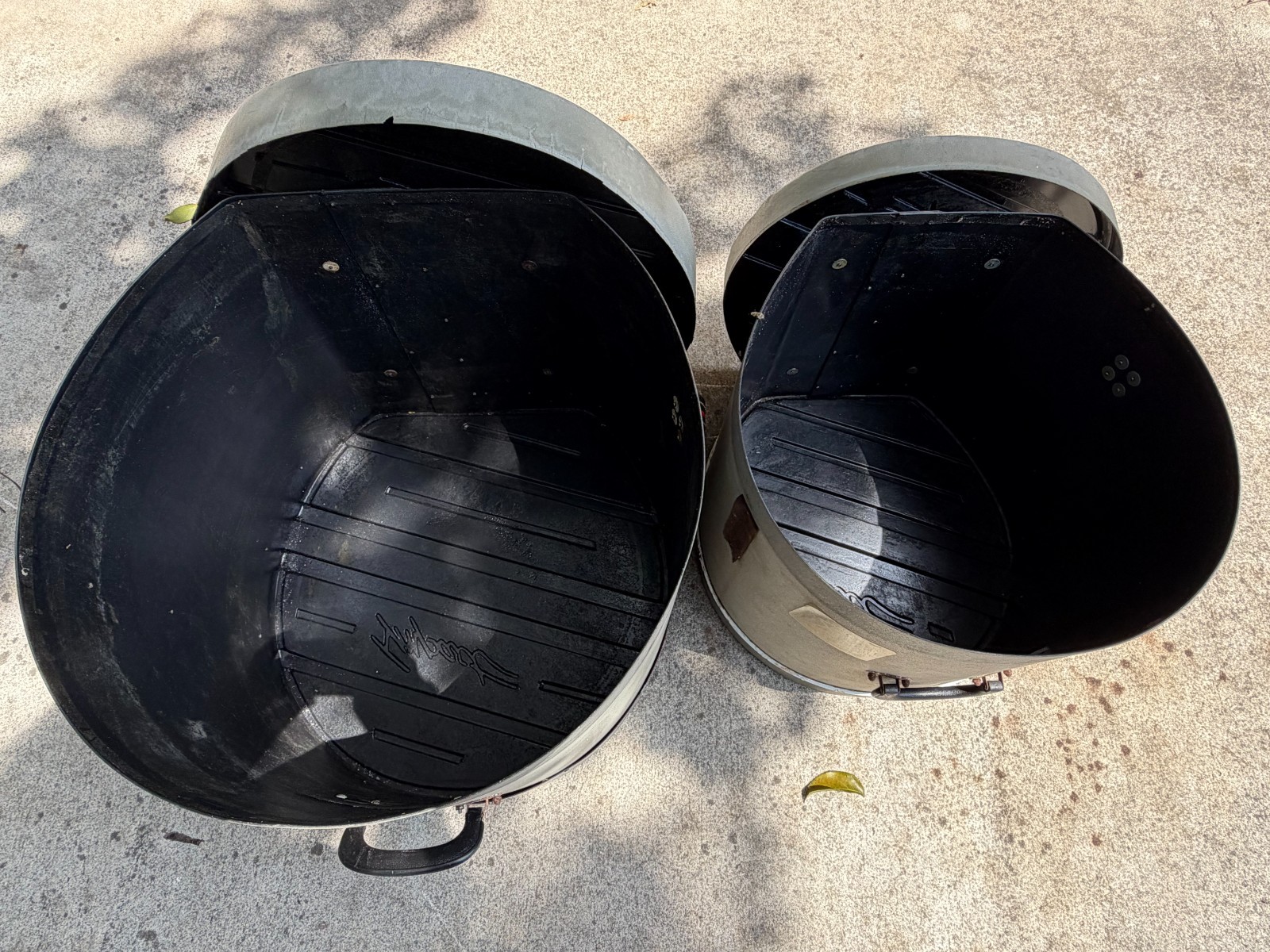 2 Impact drum cases with strap & handle 15" & 18"
