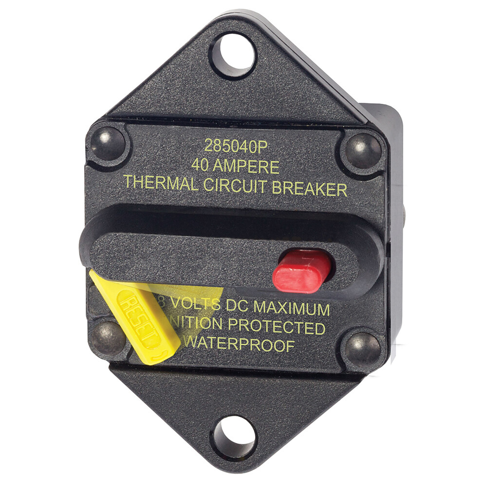 BLUE SEA 7082 40 AMP CIRCUIT BREAKER PANEL MOUNT 285 SERIES