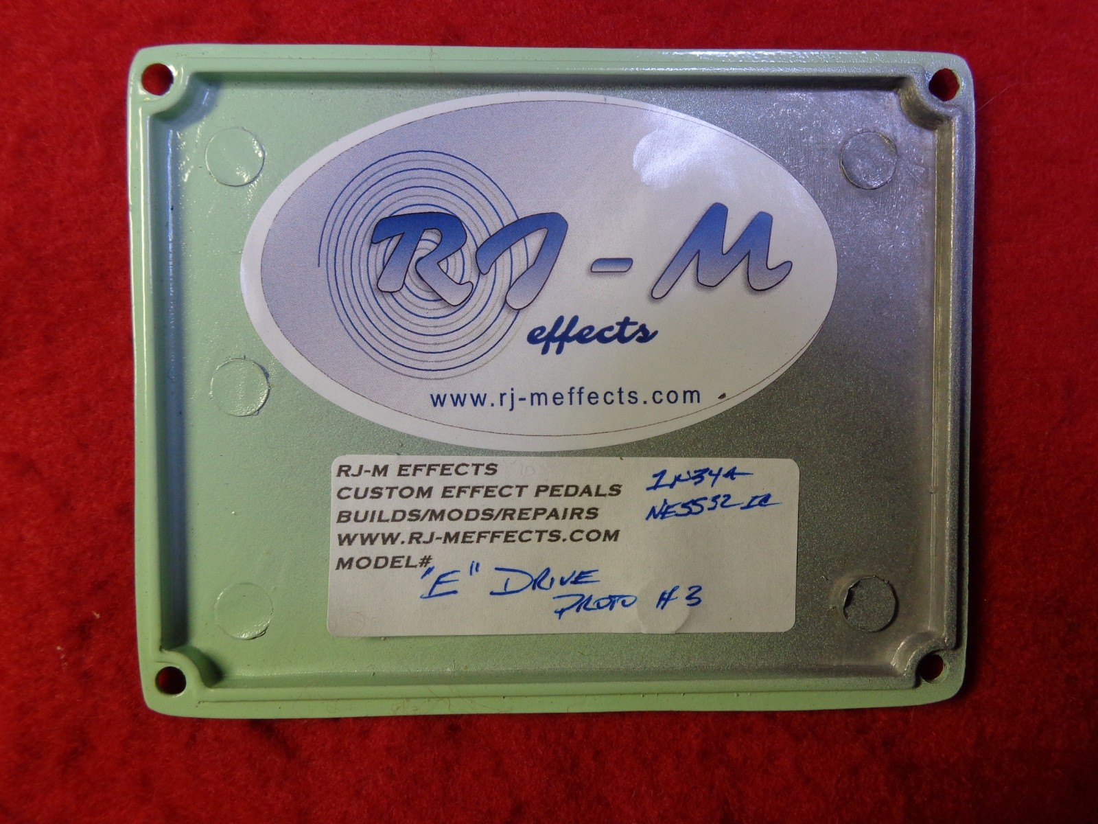 used RJ-M Overdrive E prototype #3 effect pedal