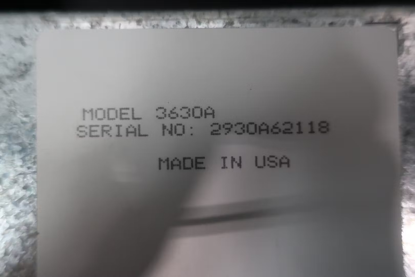 Hewlett Packard Hp 3630A Paintjet Parallel Printer