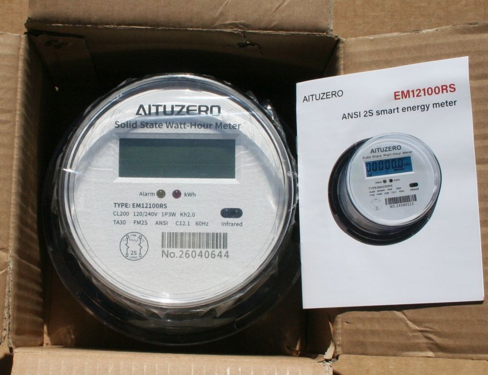 ANSI 2S SMART ENERGY METER MODEL EMS12100RS NEW