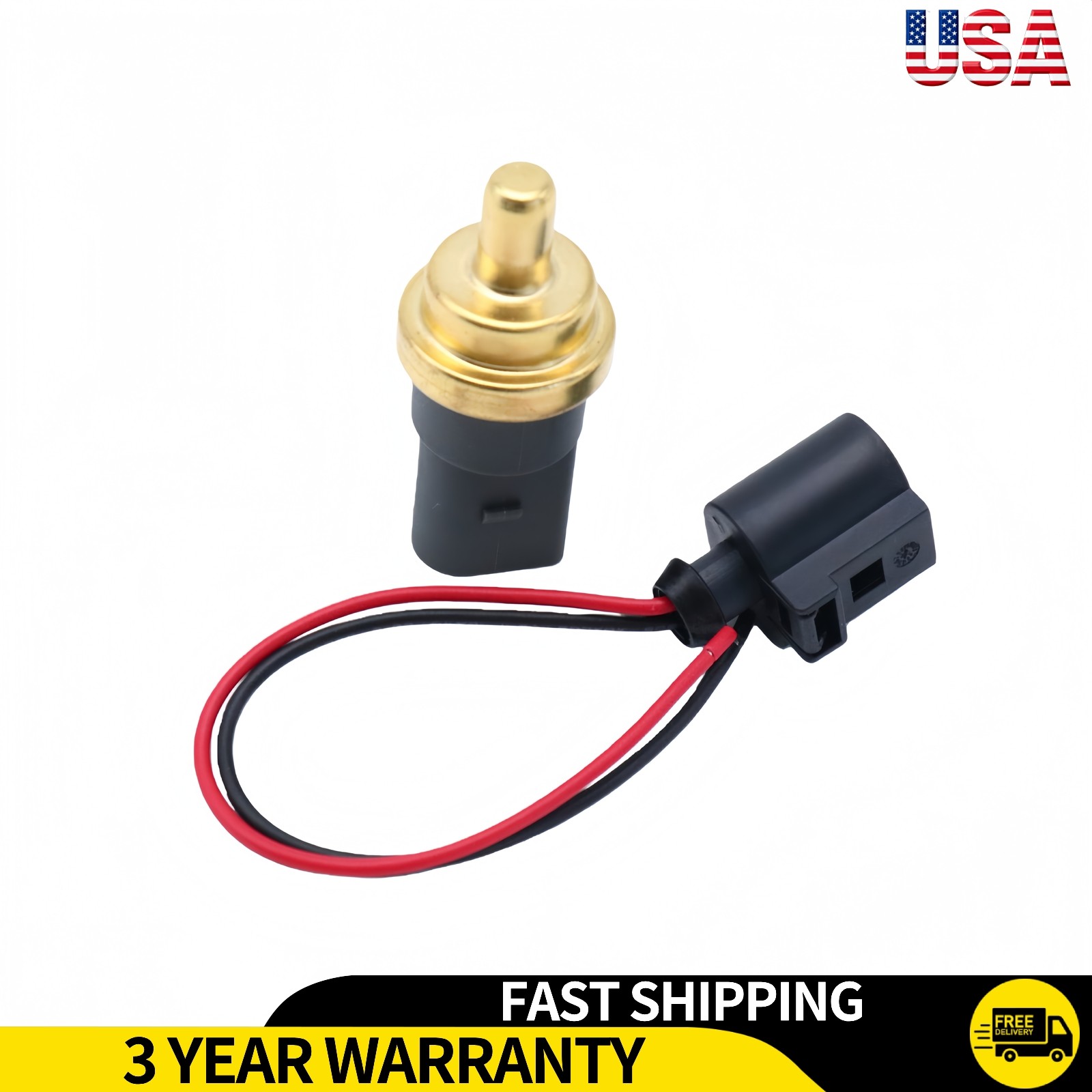 Coolant Temp Sensor Plug Fits 02-17 VW Jetta Water Temperature Switch Connector
