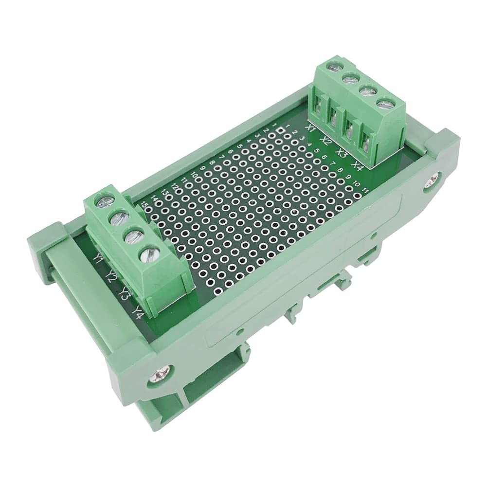 PCB Board 7230mm With DIN Rail Mounting Housing Compatible Arduino DIY
