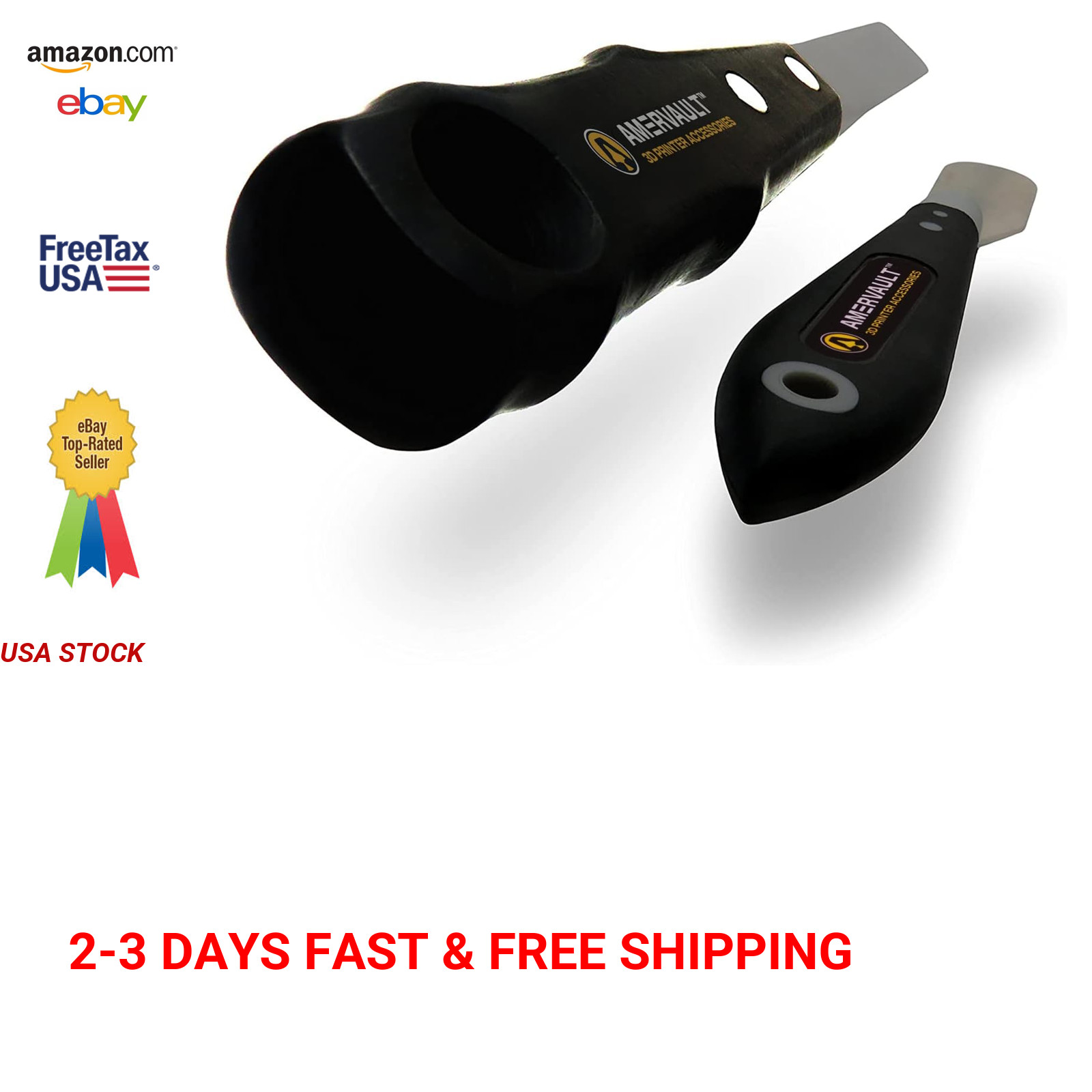 3D Print Removal Tool Kit, Hardened Stainless Steel Blades, Knife Spatula Set of