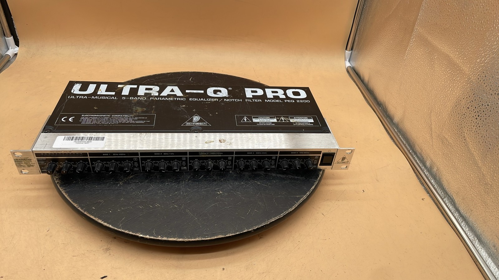 Behringer Ultra-Q Pro PEQ2200 5-Band Parametric Equalizer Rack Processor