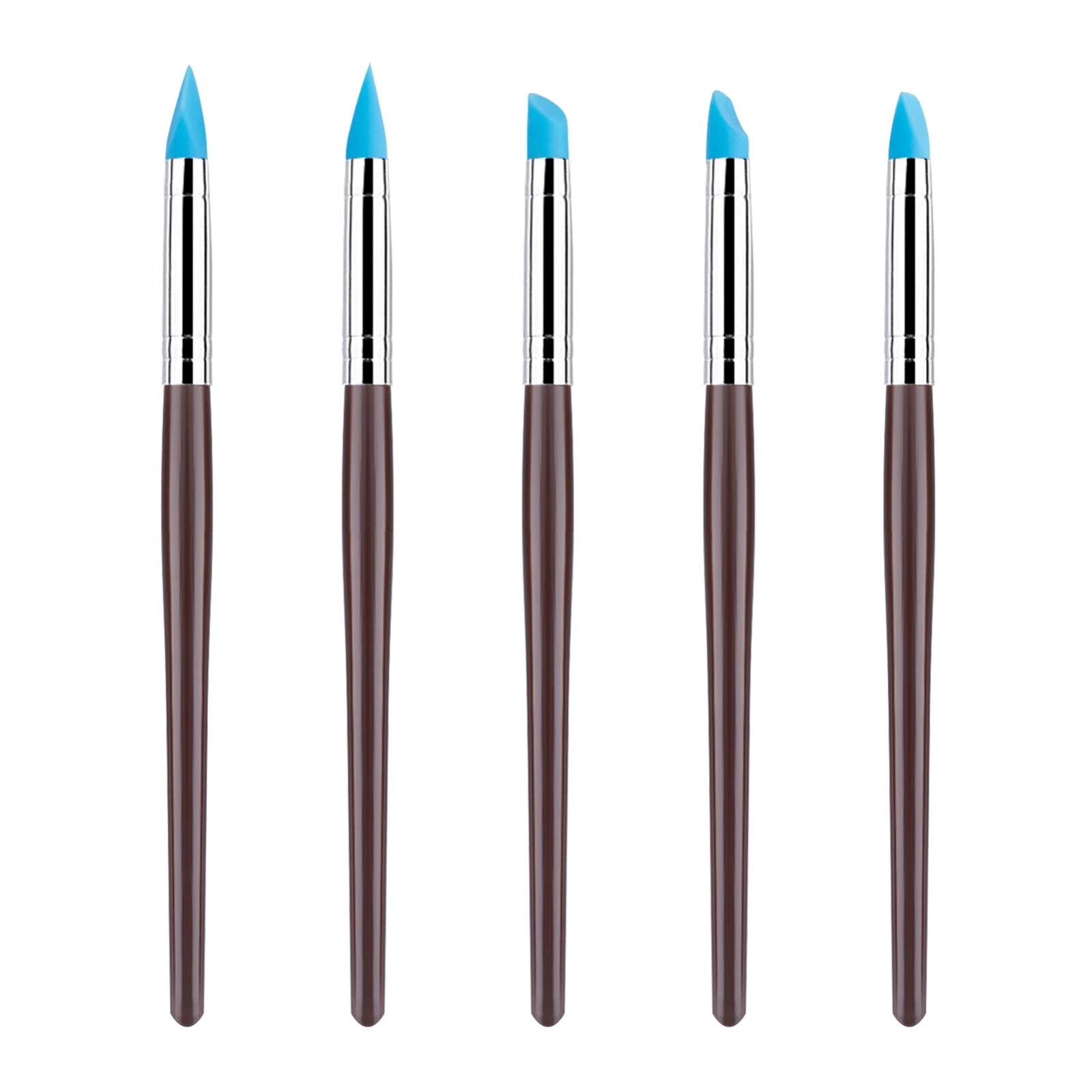 XDT Art Supplies Clay&Pottery Polymer Rubber Tools 5Pc Model Kit Sculpture