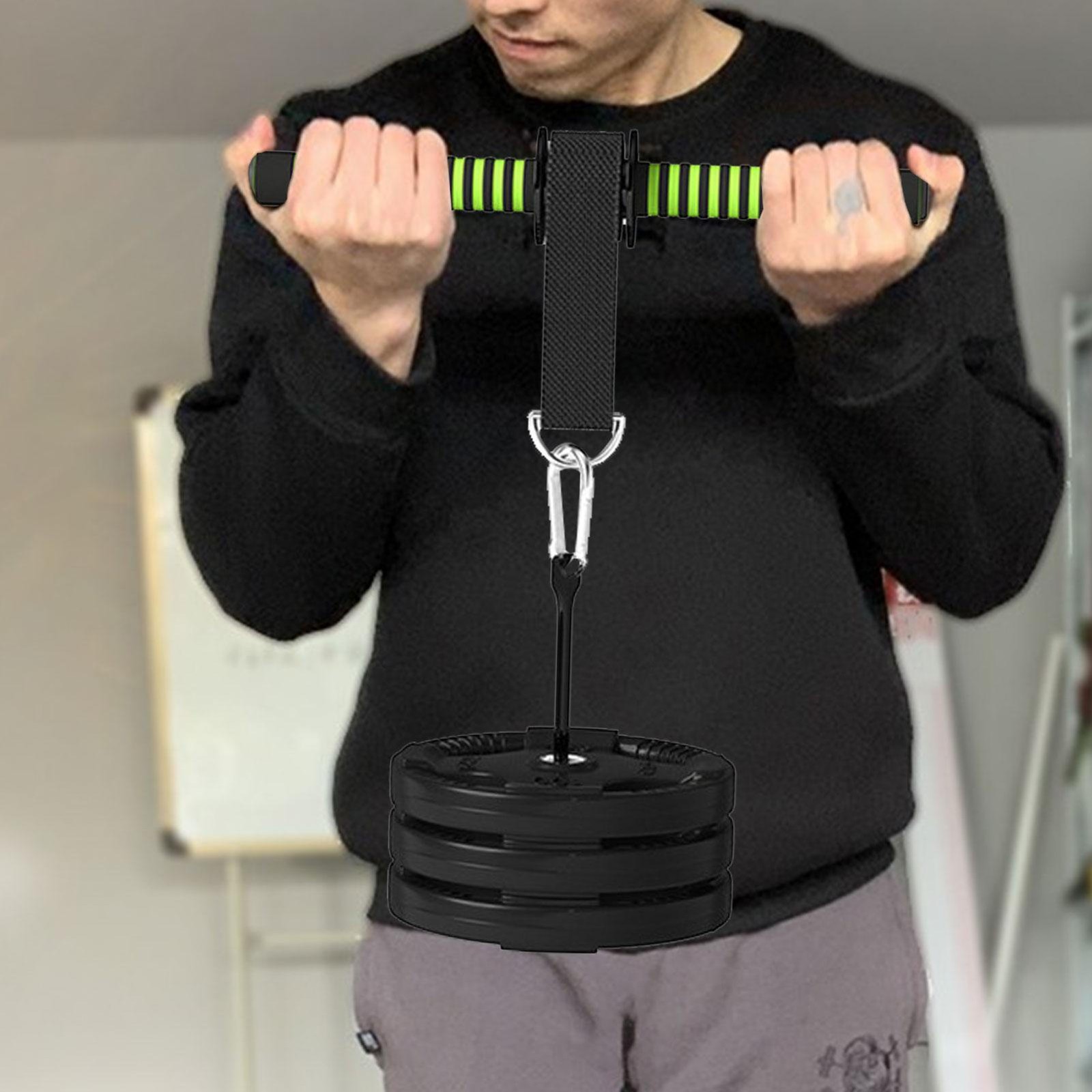 Forearm Wrist Roller Arm Strengthener Hand Gripper Forearm Gym Exerciser Roller