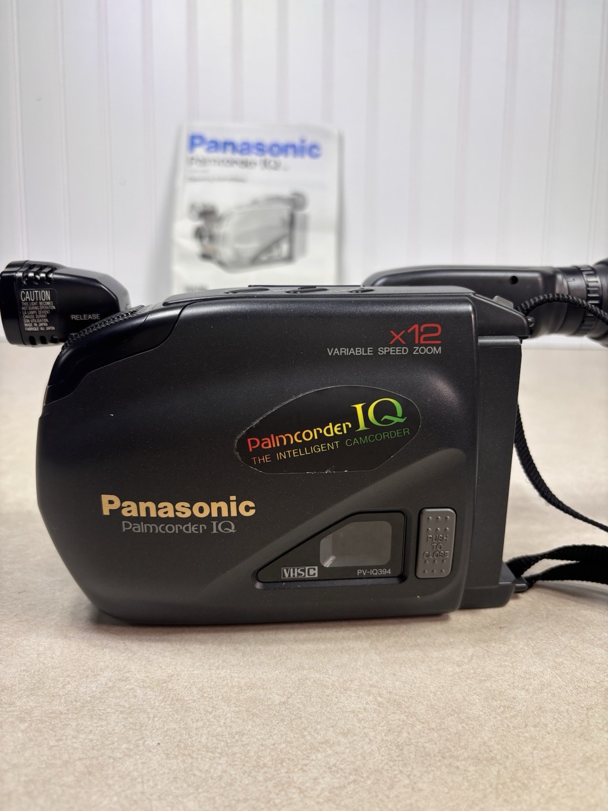 Panasonic Palmcorder IQ Intelligent Camcorder /Instructions NO BATTERY UNTESTED