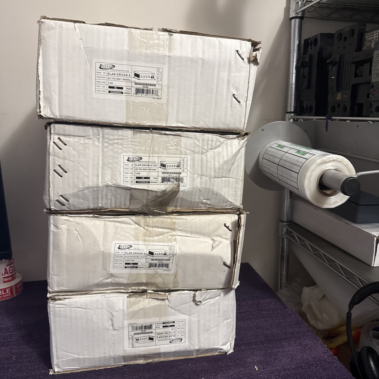 Elation ELAR-DRIVER-8 New Old Stock Open Box. only ￼Two 12V Systems Left.