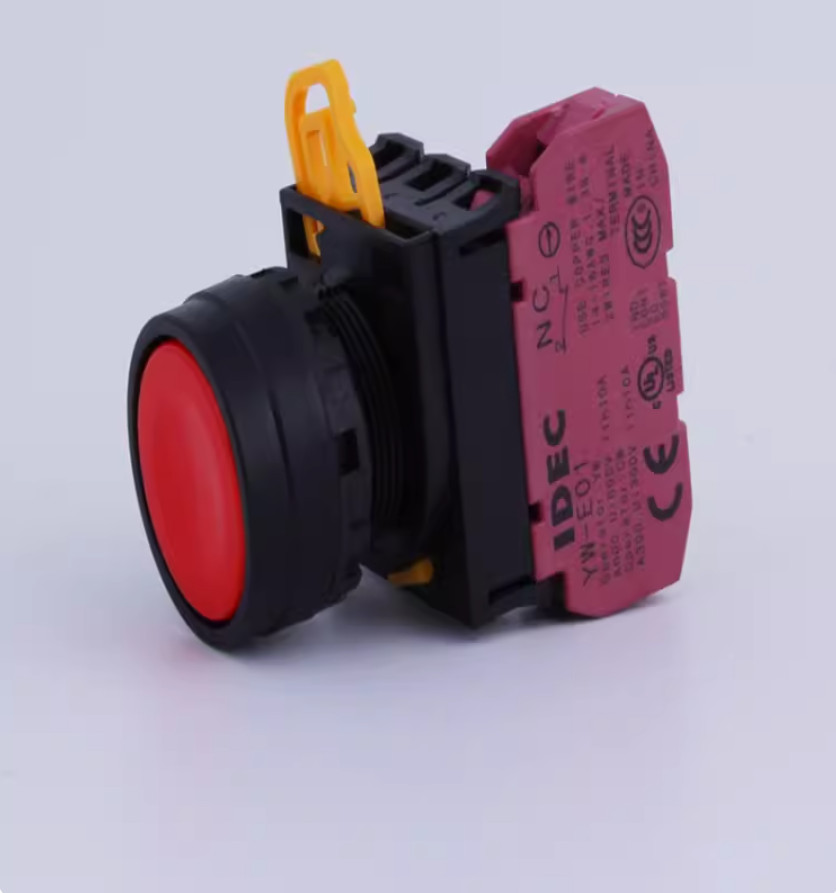 1PC New IDEC Push button switch YW1B-M1E02S 2NC blue #LL