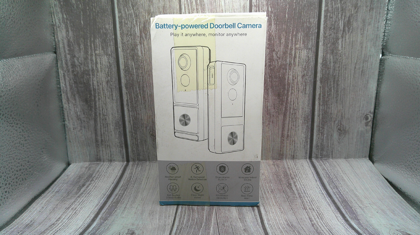 Smart Home Video Doorbell - Battery-Powered