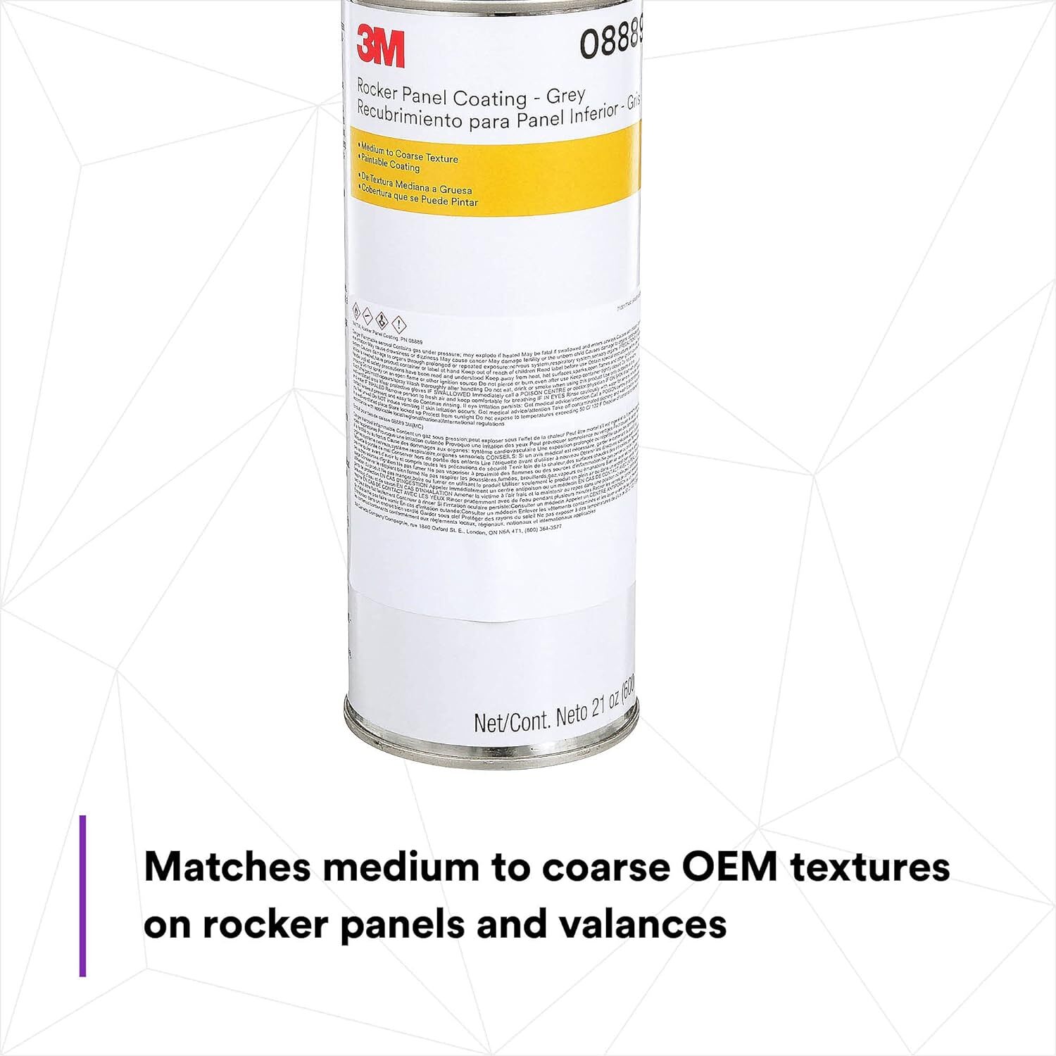 3M 8889 Rocker Panel Coating 23 ounce Grey