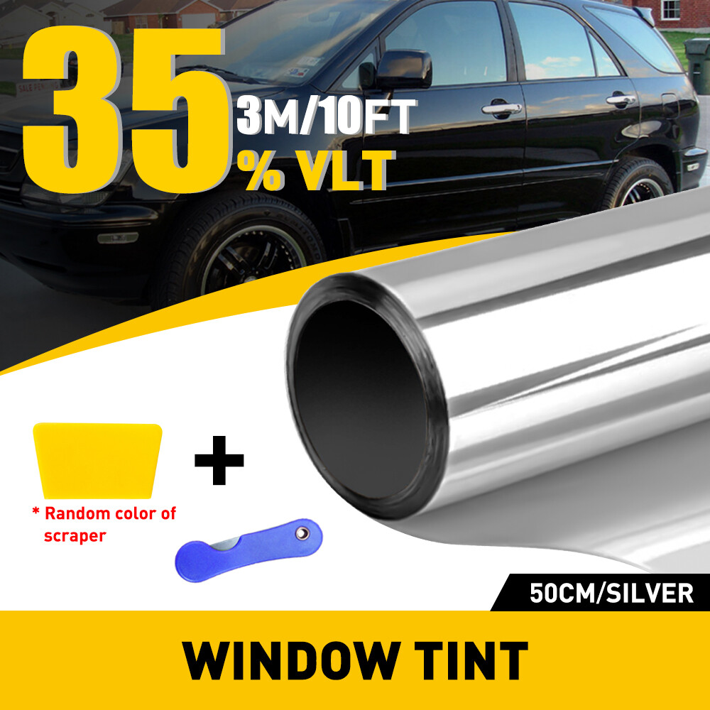 One Way Mirror Window Film Heat UV Reflective Privacy Tint Foil for Home Office
