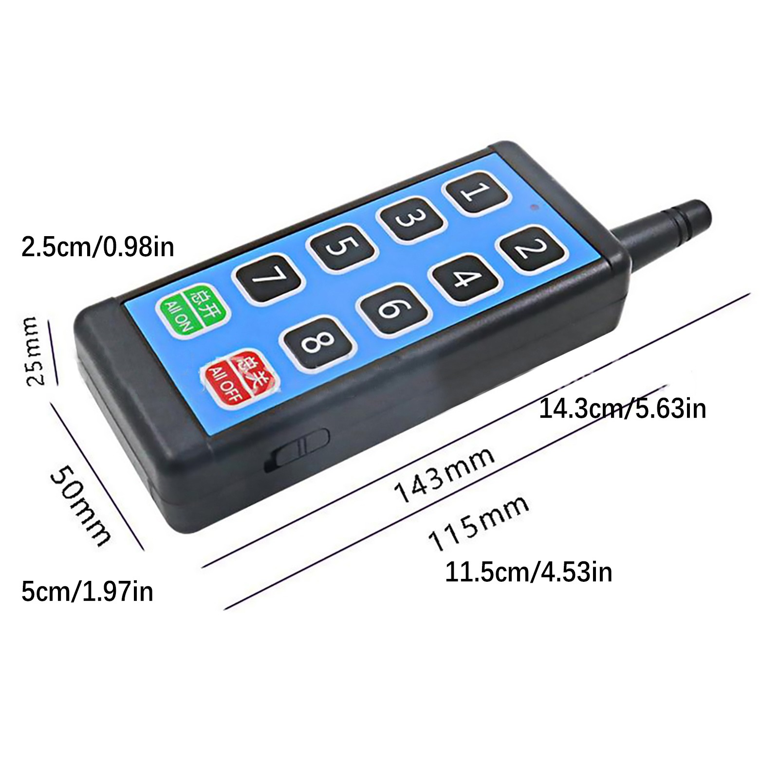 Wide Range of Use 8 Channel Wireless RF433MHz Remote Control Switch Relay Module