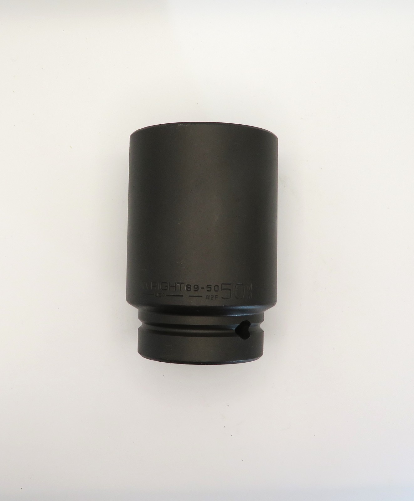 Wright Socket Metric  50mm   1" Drive  6 Point  Deep Impact Socket # 89-50 USA