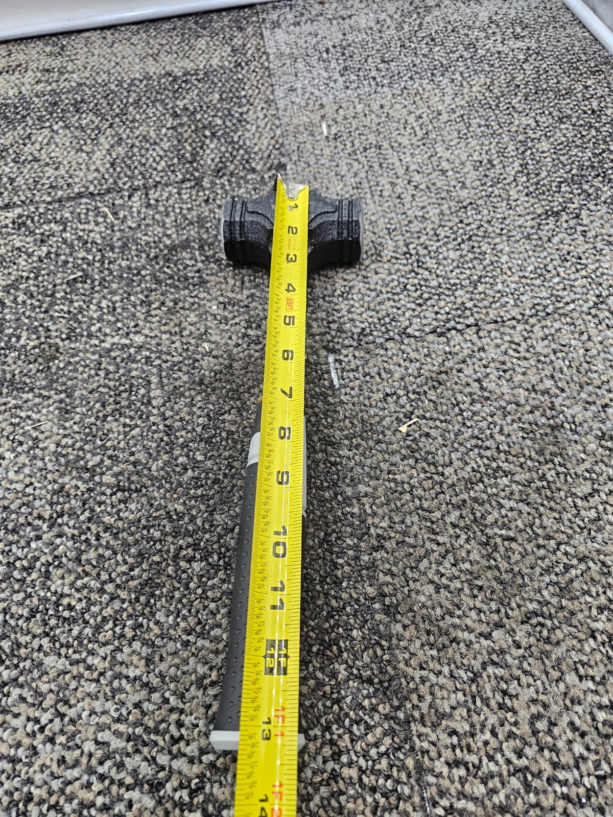 (QTY 2) JeTech Tool 3lbs Hammer 13" Ergonomic Grip Gray/Black