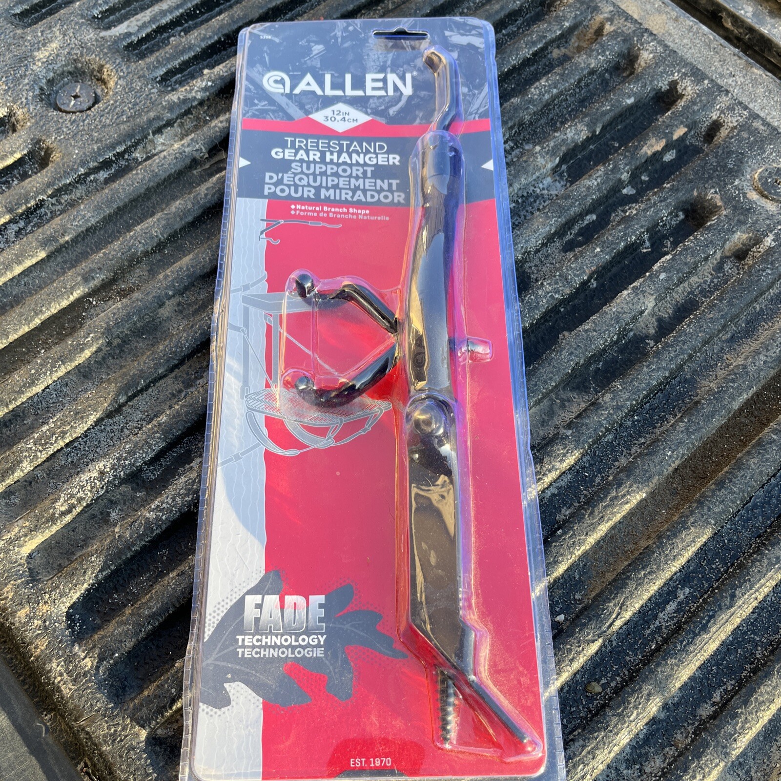 Allen 12” Treestand Gear Hanger natural tree branch outline bow hunting