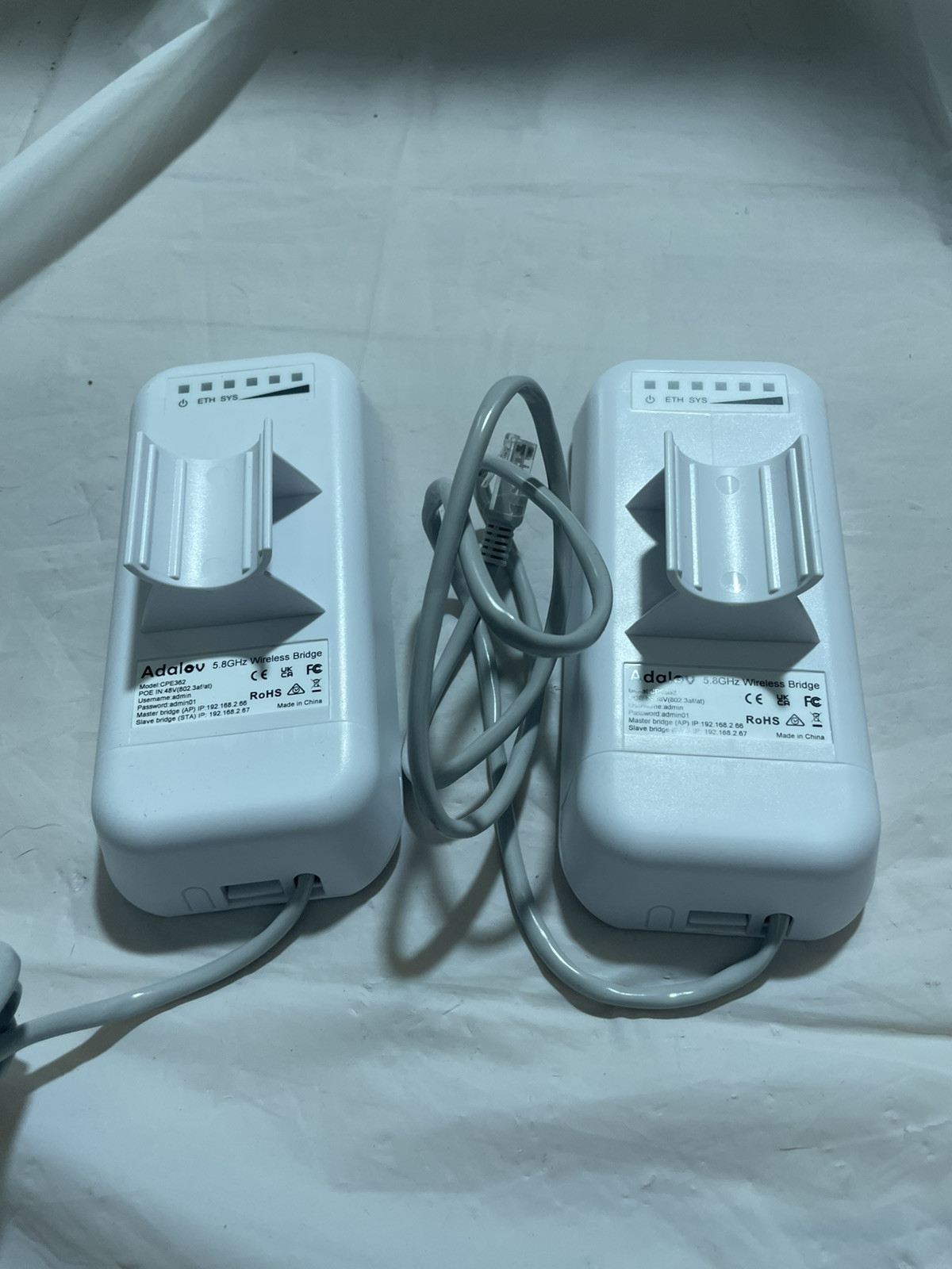 Gigabit Wireless Bridge with Mounts GAC