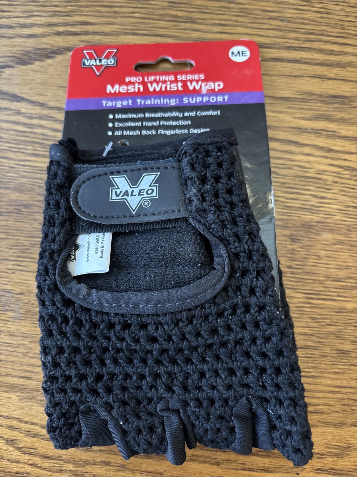 Valero Mesh Lifting Glove Leather With Cotton mesh Back