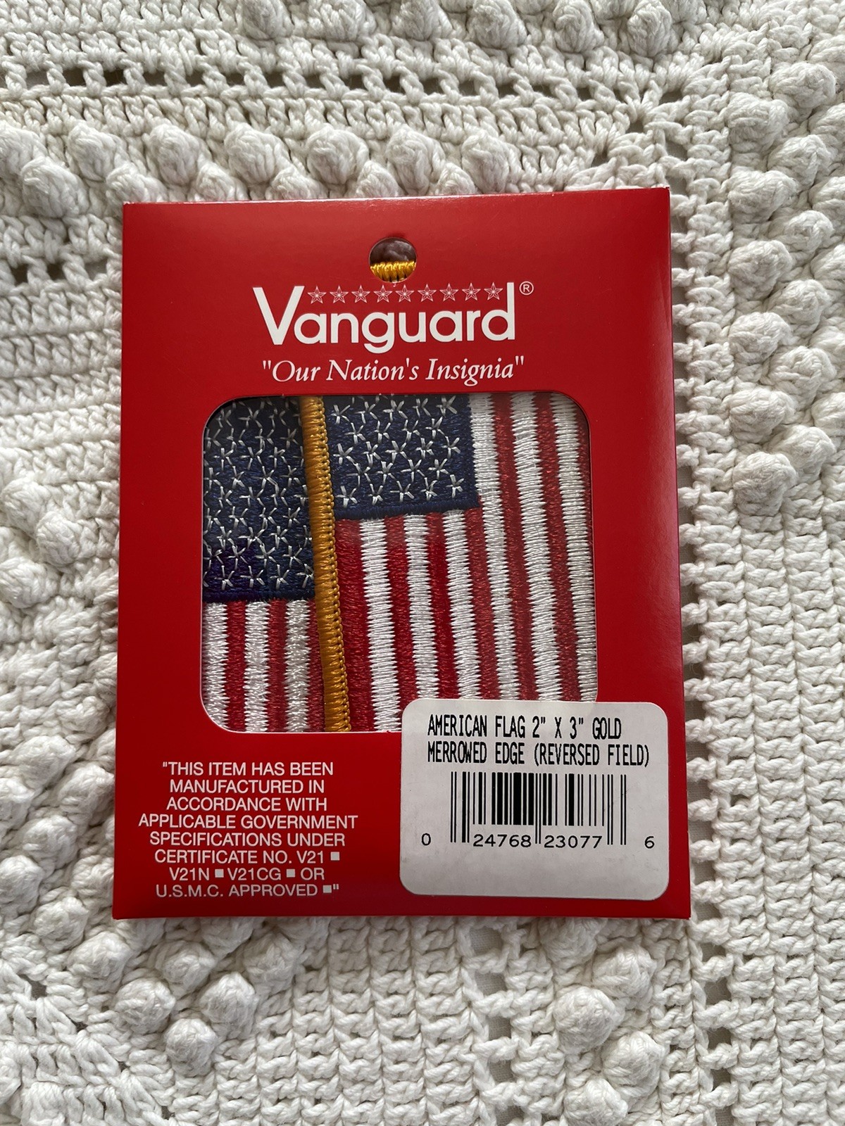 Reverse American Flag Patches