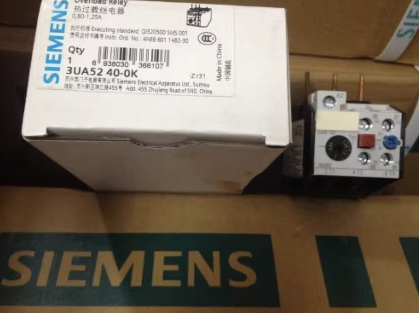 SIEMENS Thermal Overload Relays 3UA5240-0K / 3UA52 40-0K (0.8~1.25)