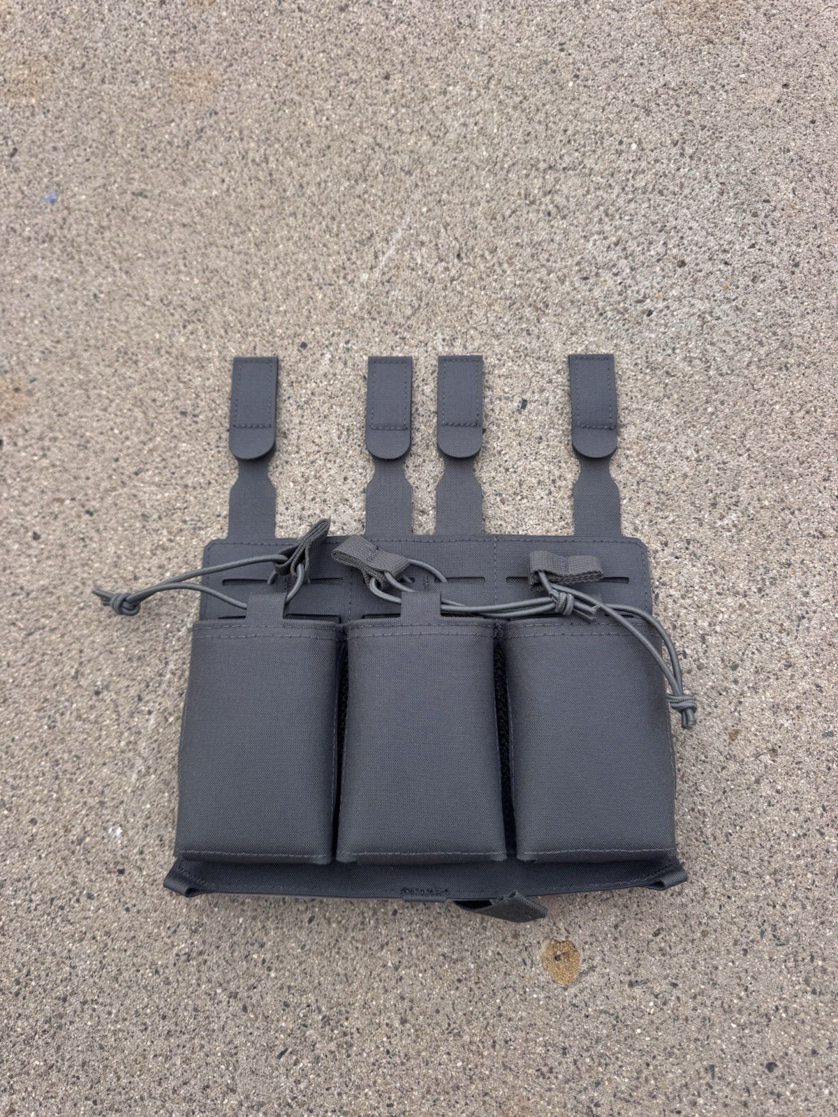 Eagle Industries Gray Kydex Triple Front Flap 556 Mag Pouch