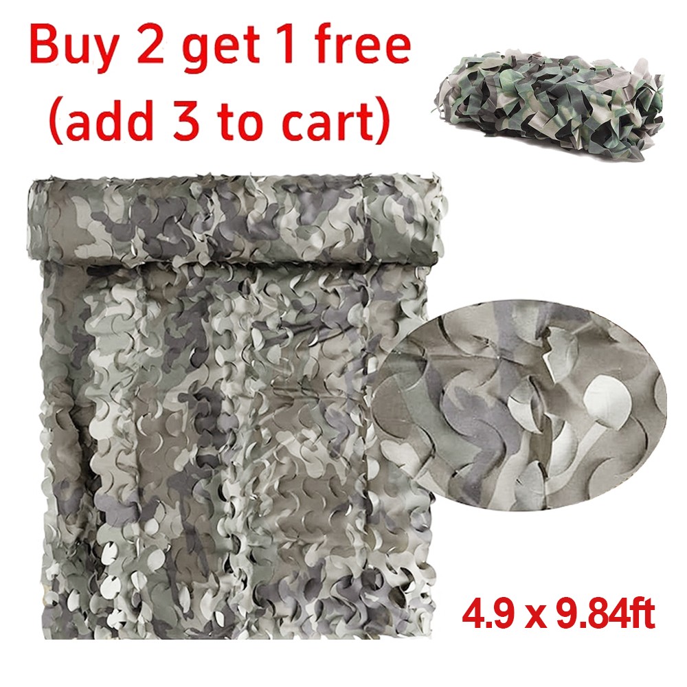 Military Camo Net Camouflage Netting Hunting Camping Army Woodland Hide Cover