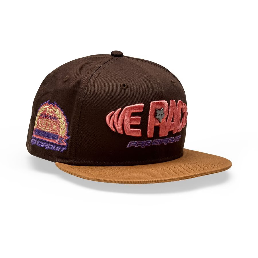 Fox Racing 2025 Pro Circuit 9 Fifty Snapback Hat - Cocoa 33392-222-OS