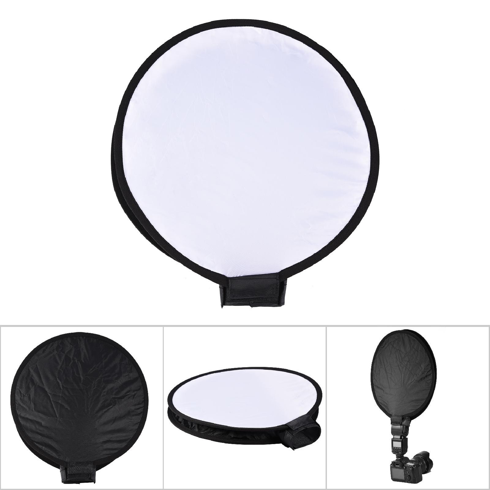 Mini Portable Round Beauty Dish Flash Diffuser Softbox (40cm)
