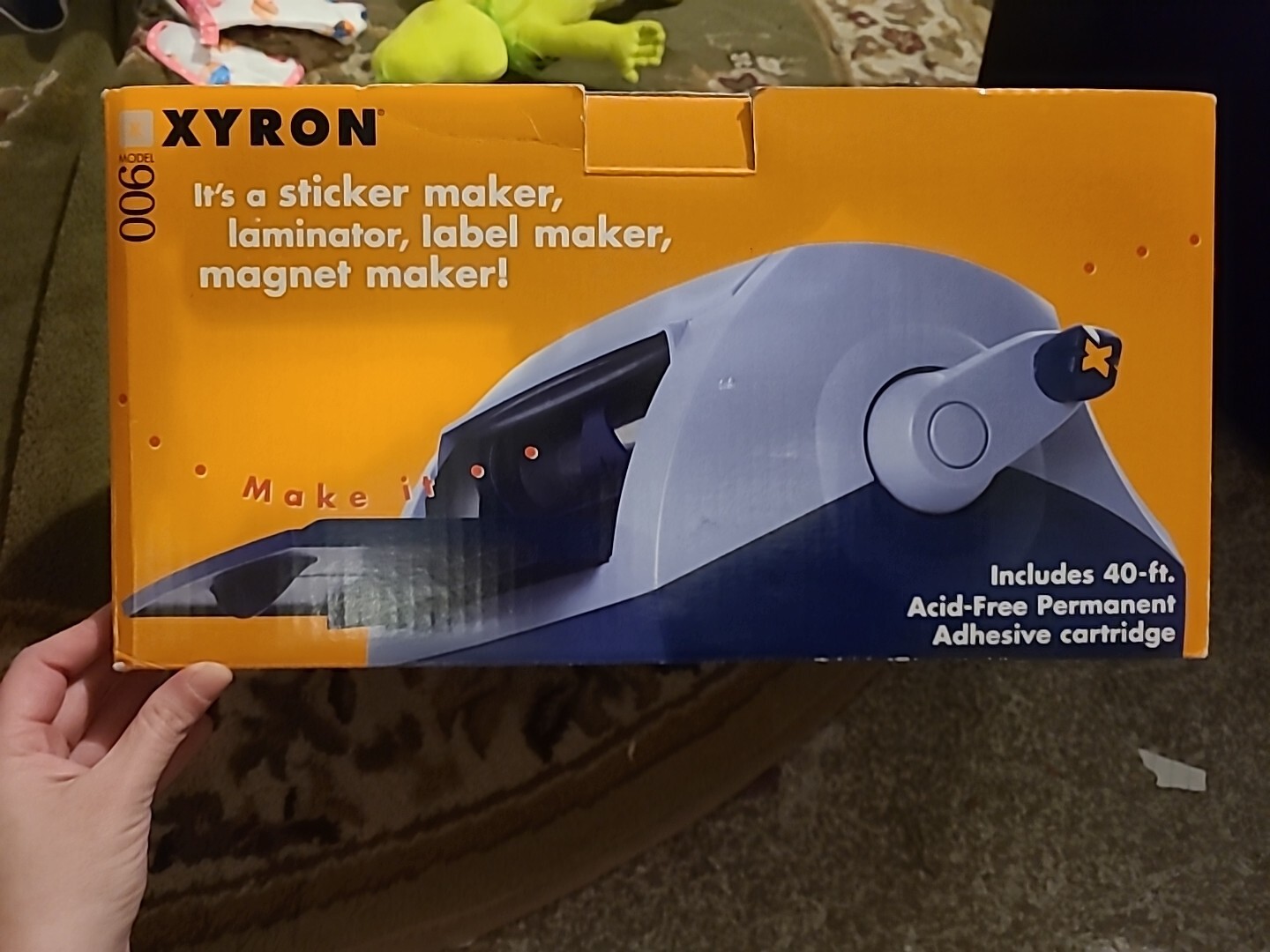 Xyron Model 900 Sticker Laminate Magnet Label Maker Machine