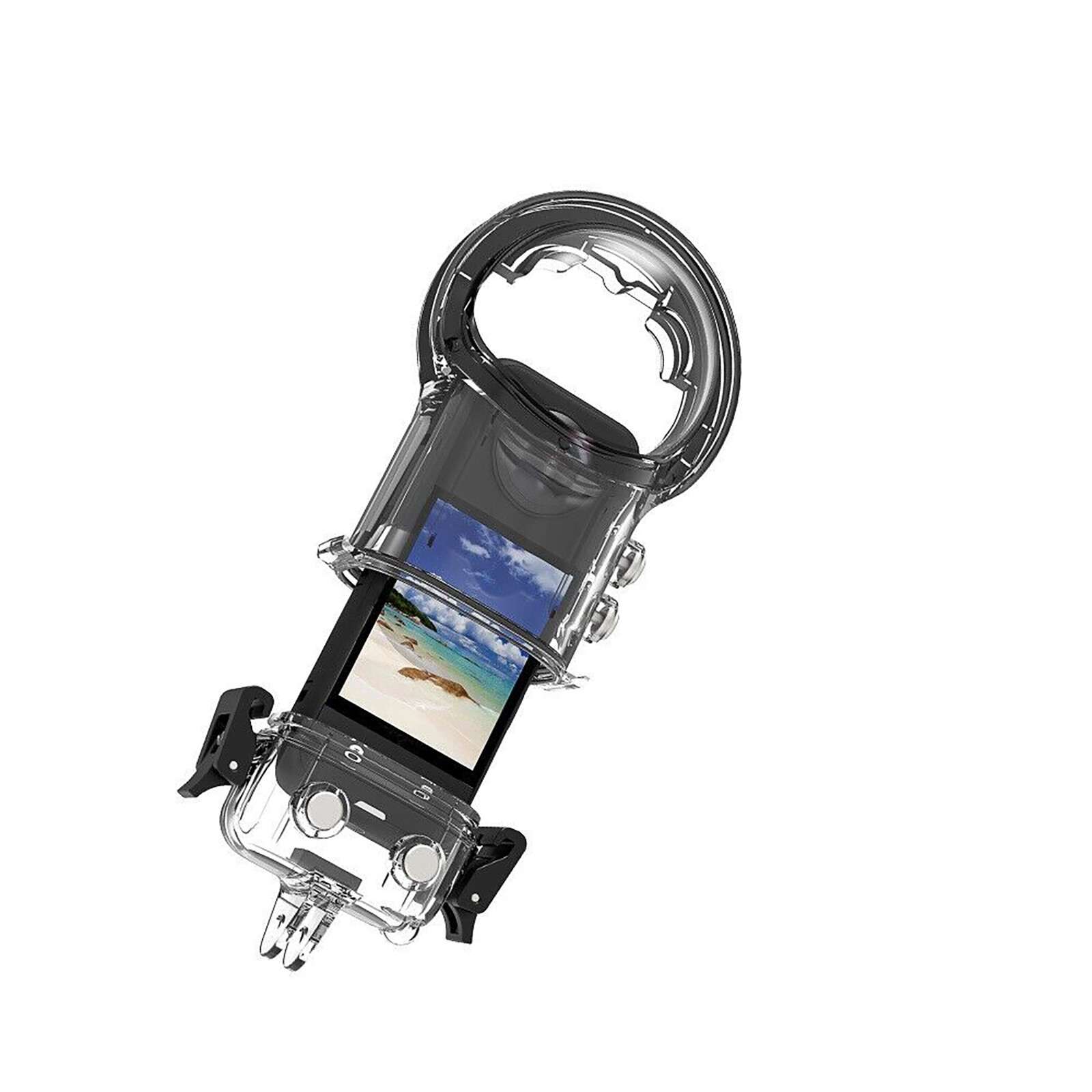 Waterproof Case Panoramic Camera Diving Case Protective Frame for Insta360 X3