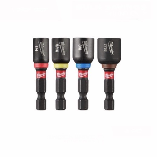 Milwaukee 4-Pc. Shockwave Nut Driver Drill Set - 49-66-4562