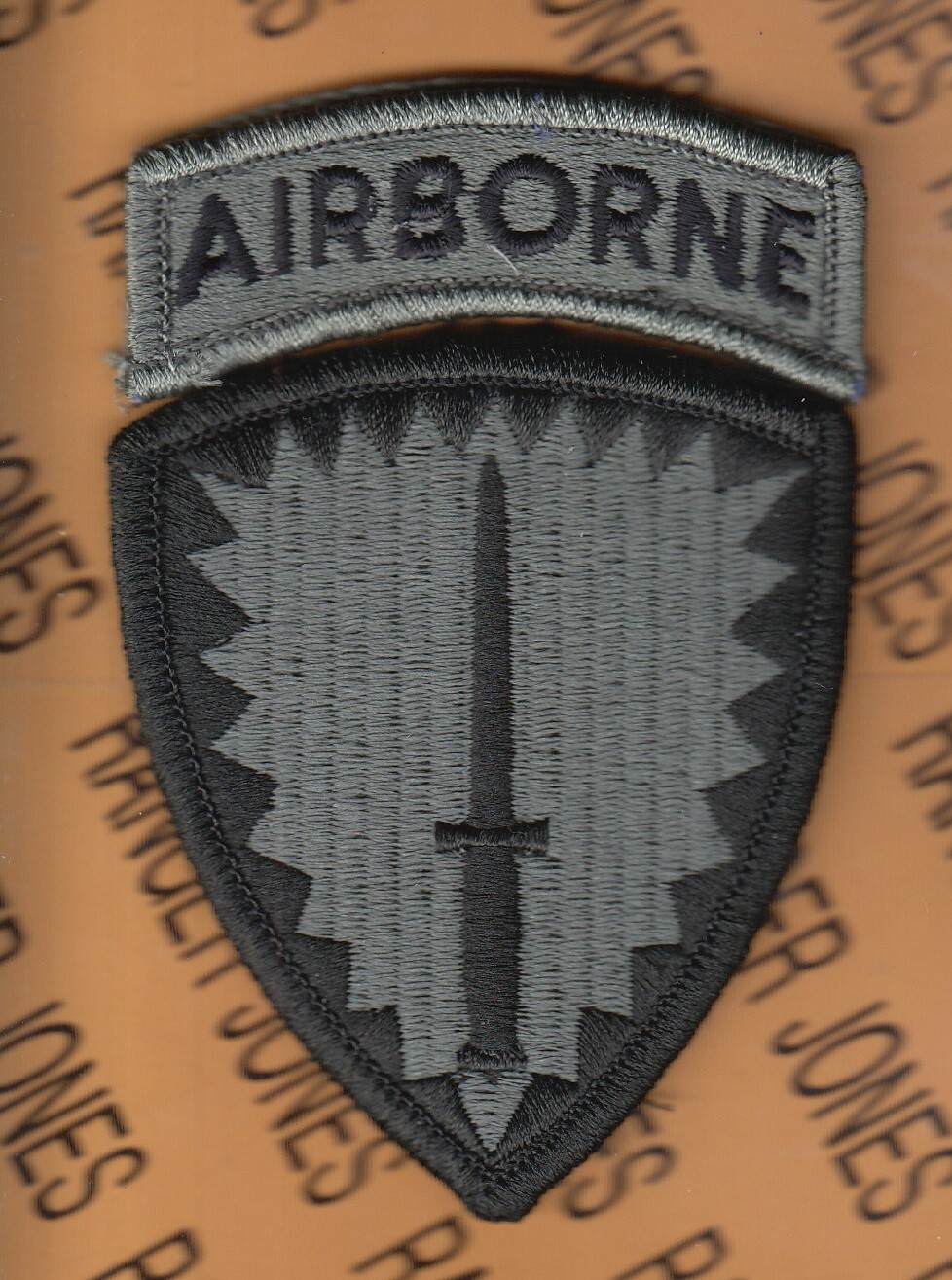 US Army Special Operations Command Europe Airborne SOCEUR ACU w/ Hook patch c/e