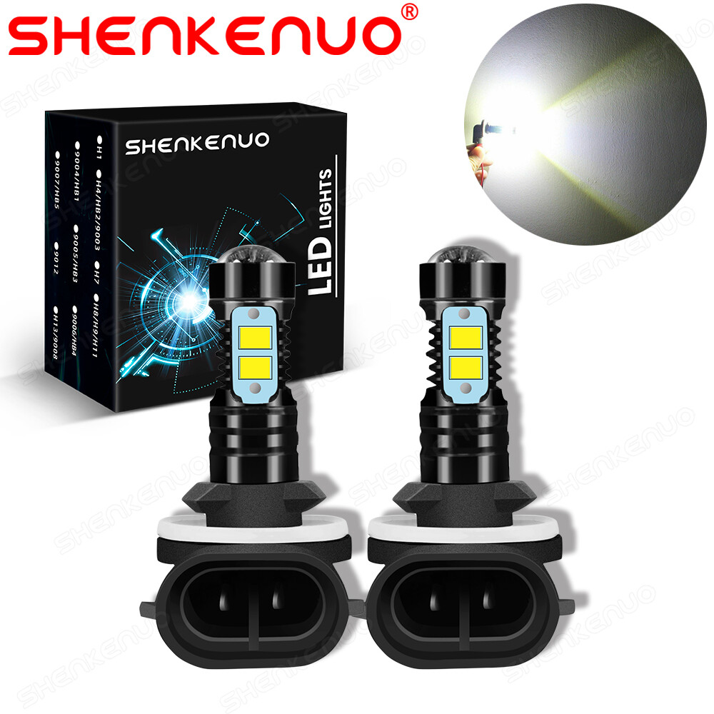 881 898 LED Fog Light Bulb Front 6000K White for Dodge Durango 2001 2002 2003