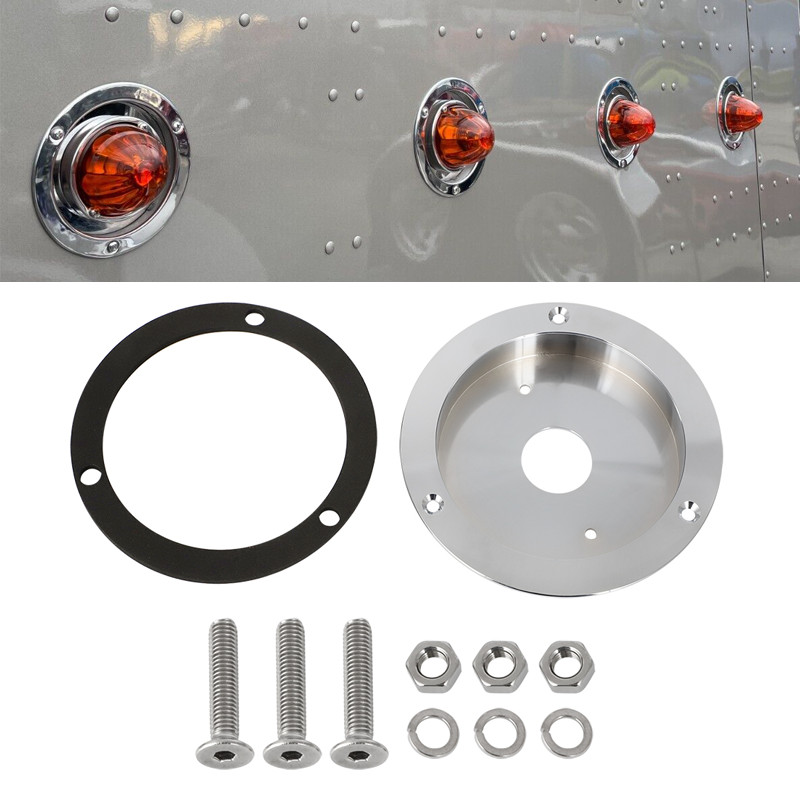 4 Inch For Watermelon Bunk Adapter LED Light Conversion Kit W/ Bezel & Adapter