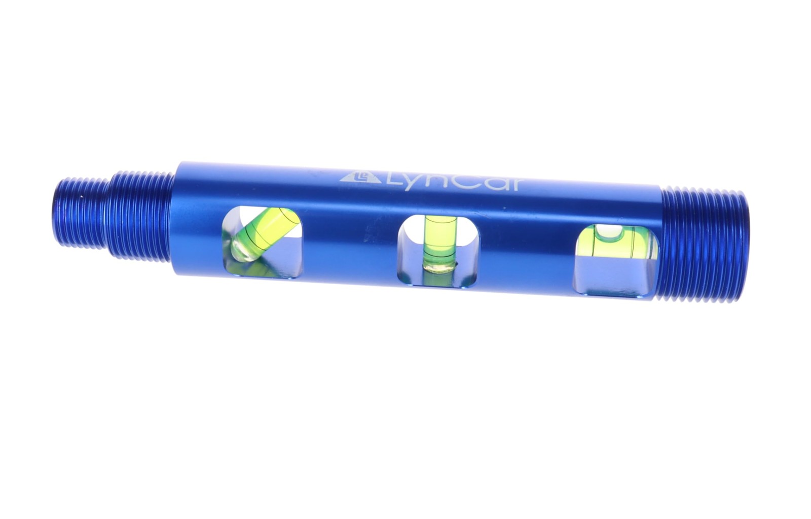 Lyncar Spot Rite Magnetic Bubble Level with Threaded Ends (1/2", 3/4", Blue
