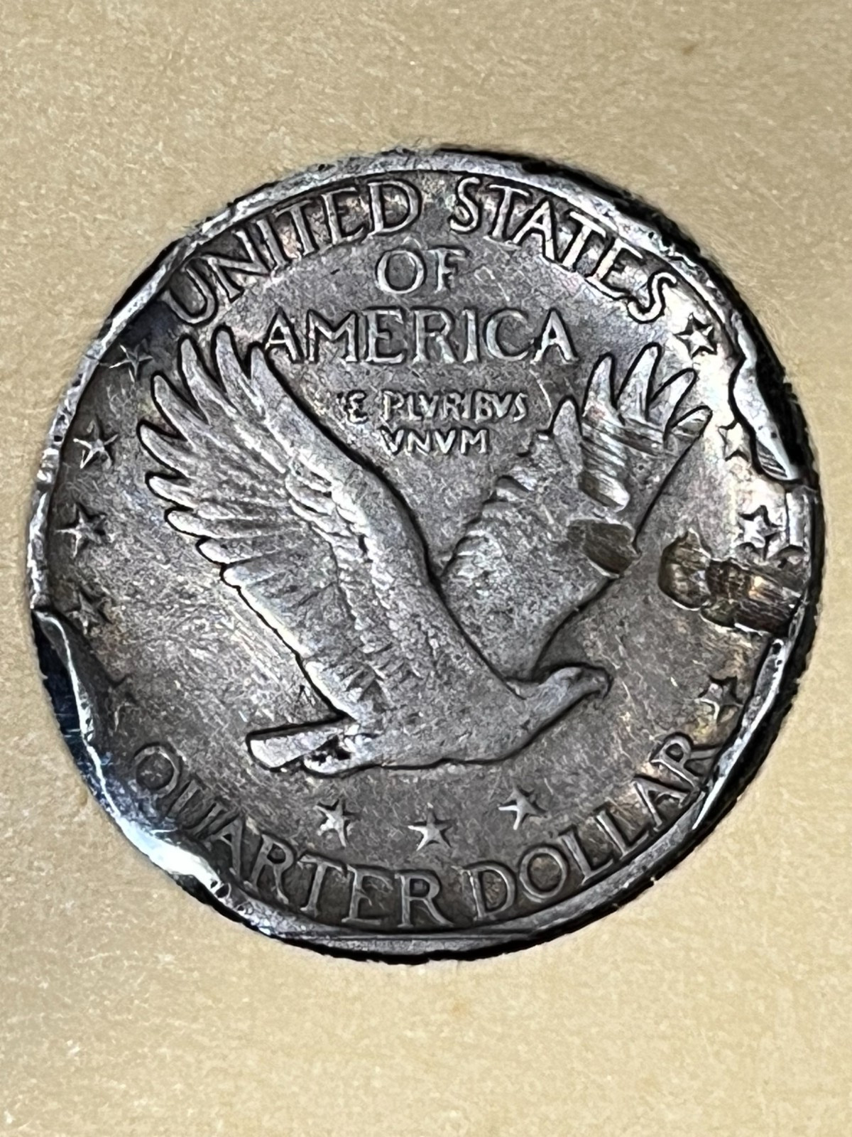 1918/7-S Standing Liberty Quarter