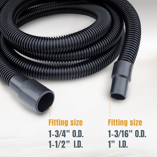 70347E 10 Ft. Dust Collection Hose Kit with 5 Fittings Hose Kit w/ 5 Fittings