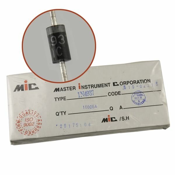 Lot of Genuine MIC 1N4937 IN4937 1A 600V Fast Recovery Diode USA Seller
