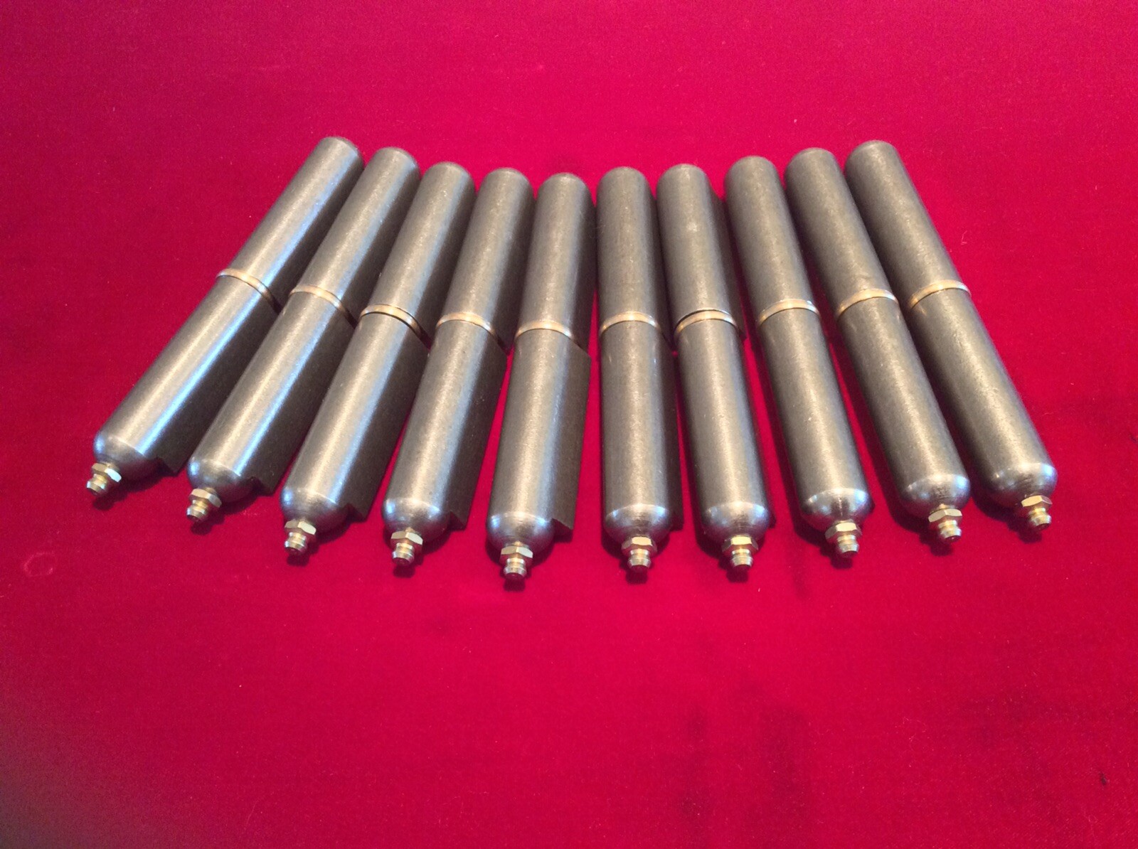 6" Bullet Hinge w/ grease zerk  steel body & pin with  brass bushing