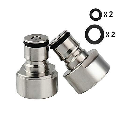 keg Coupler Ball Lock Posts Adapter Stainless Steel Fits to D Type Keg Coupler